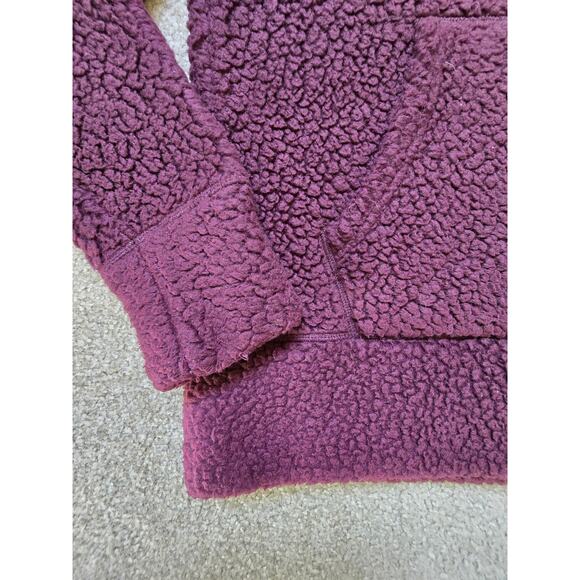 Champion x Todd Snyder Polartec Micro Series Sherpa Fleece Jacket Plum Purple S - Picture 4 of 10